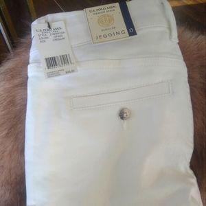 ✨🛍️ US Polo Association White Jeans Capri Jeggings New With Tags